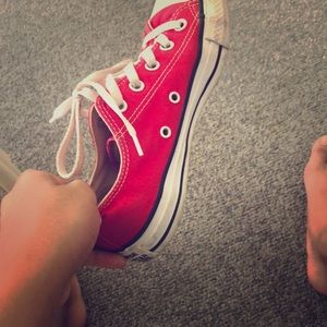 All star red converse